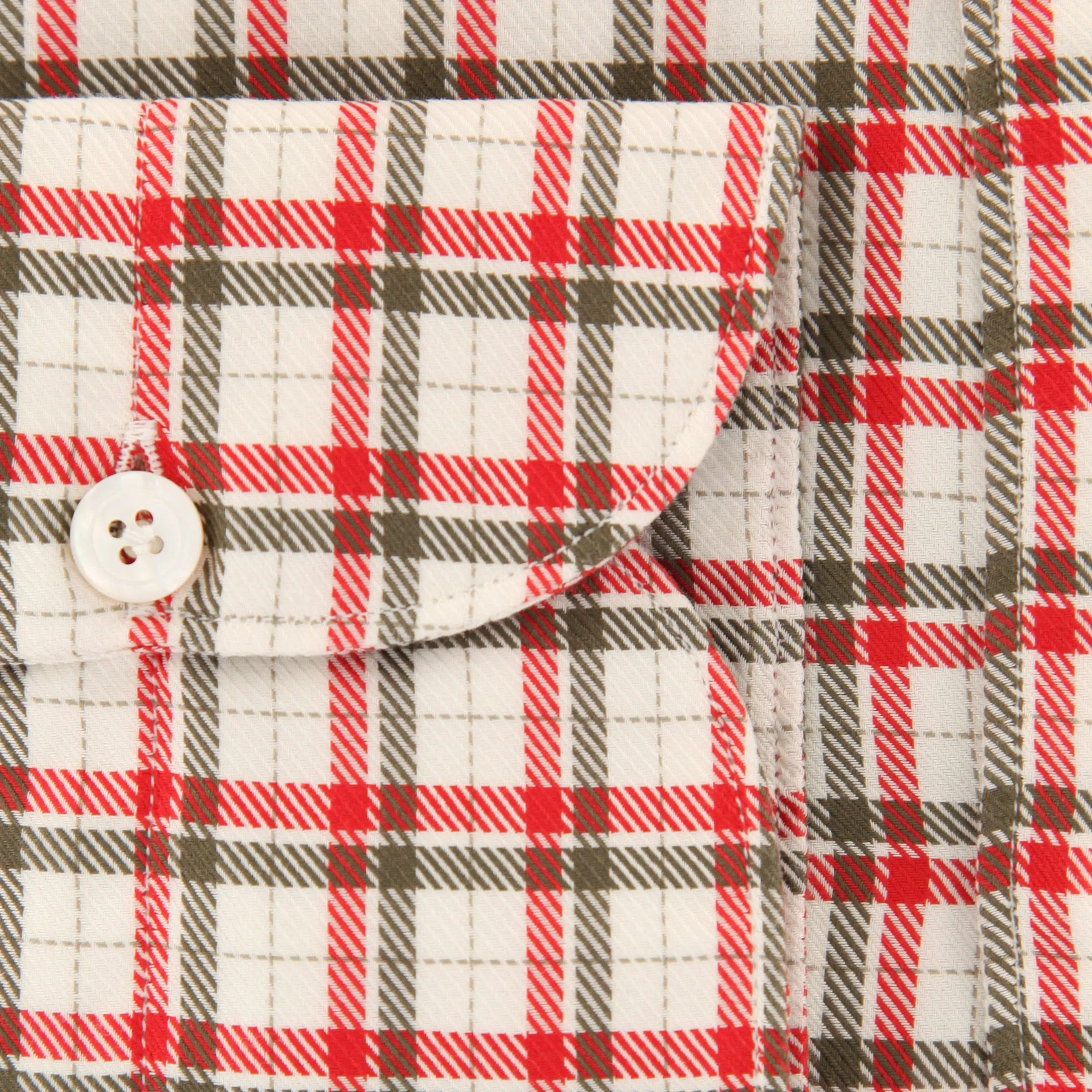 Finamore Napoli Red Shirt - Extra Slim