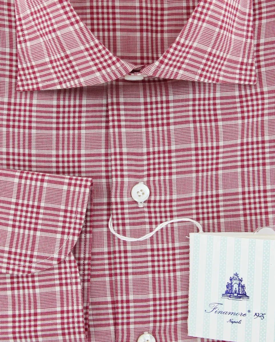 Finamore Napoli Red Shirt - Slim