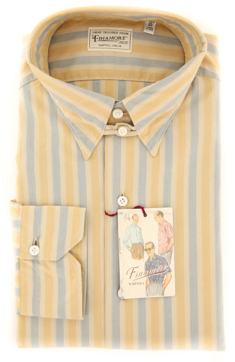 Finamore Napoli Yellow Shirt - Extra Slim