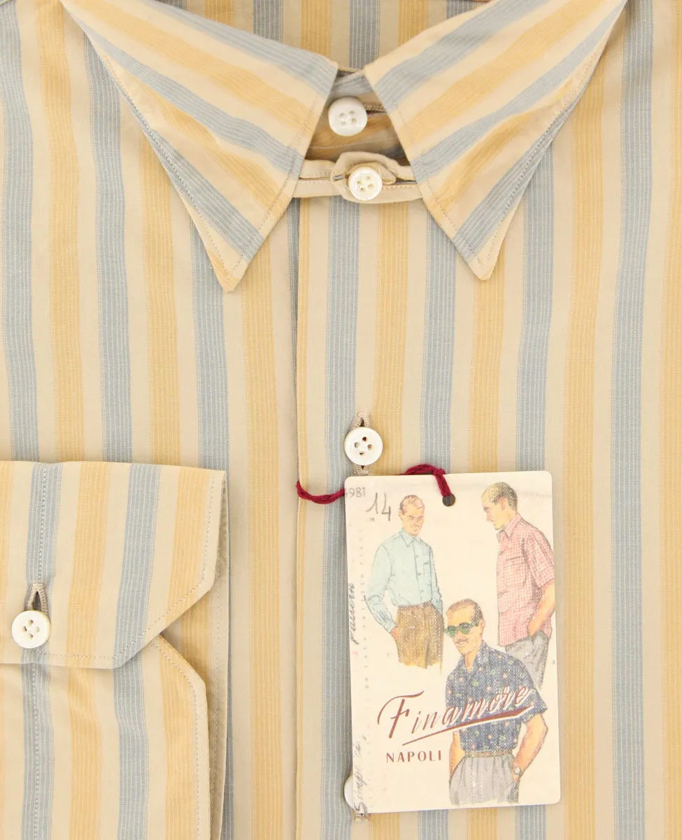 Finamore Napoli Yellow Shirt - Extra Slim
