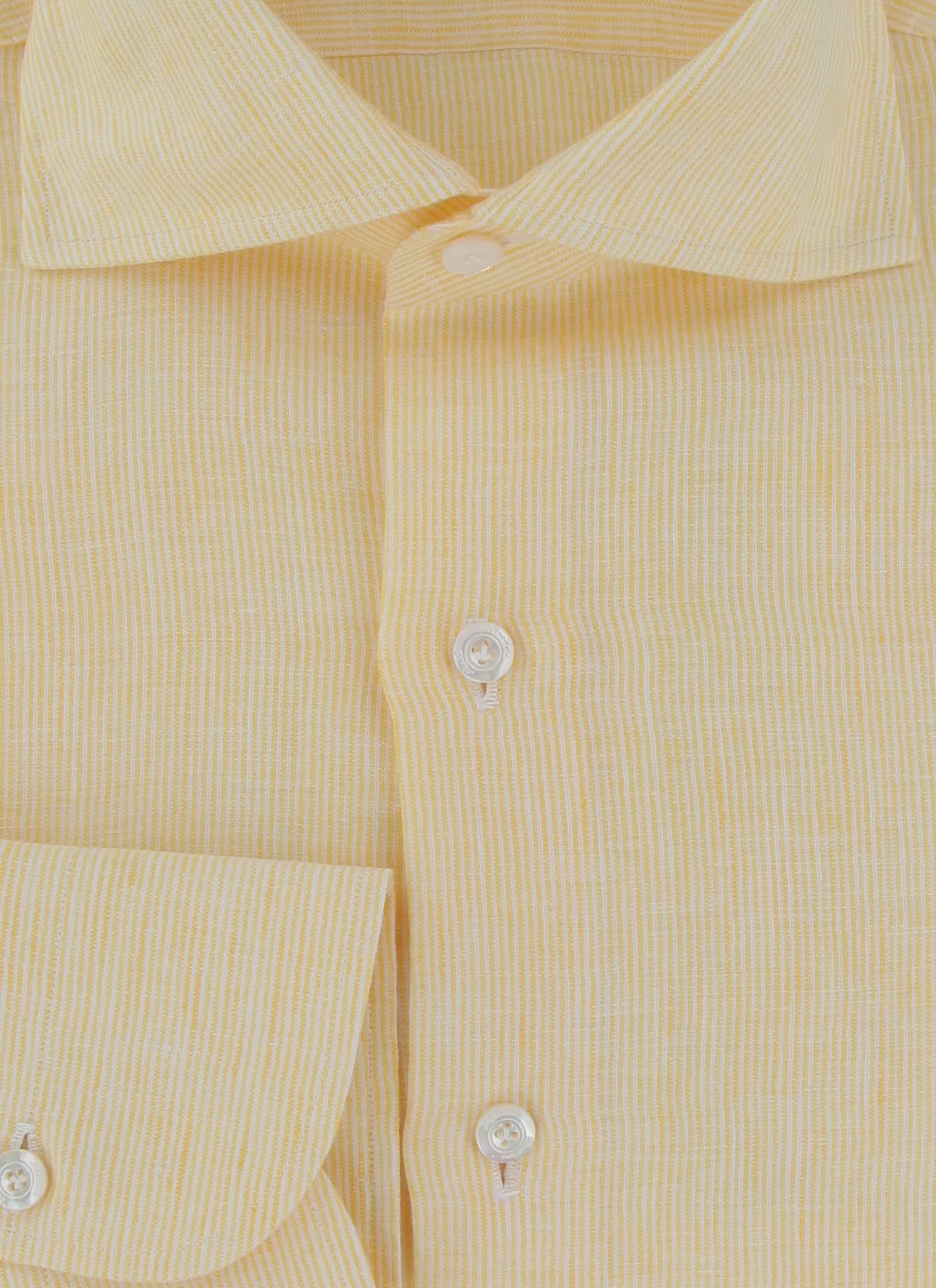 Finamore Napoli Yellow Shirt - Slim