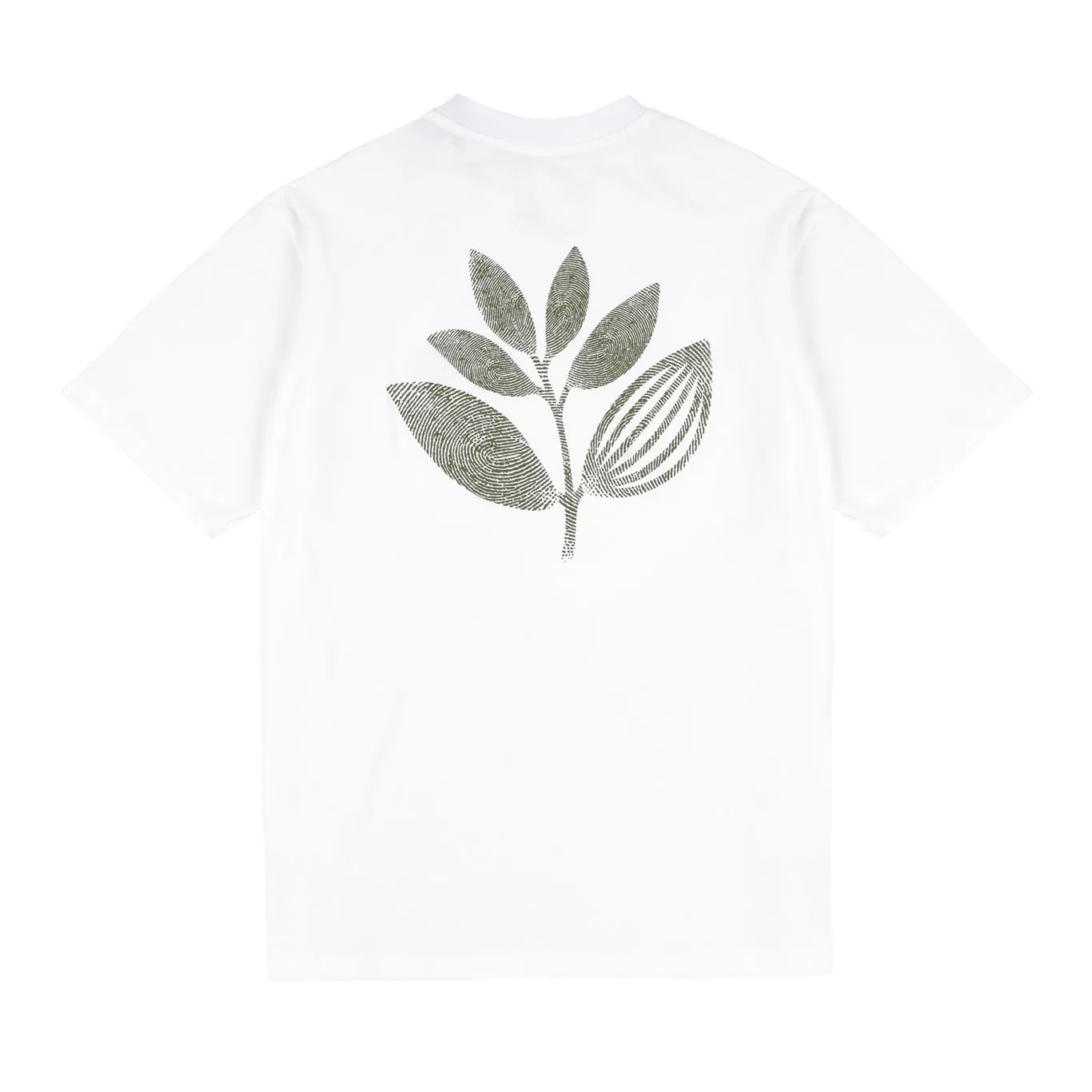 FINGERPRINT PLANT TEE WHITE