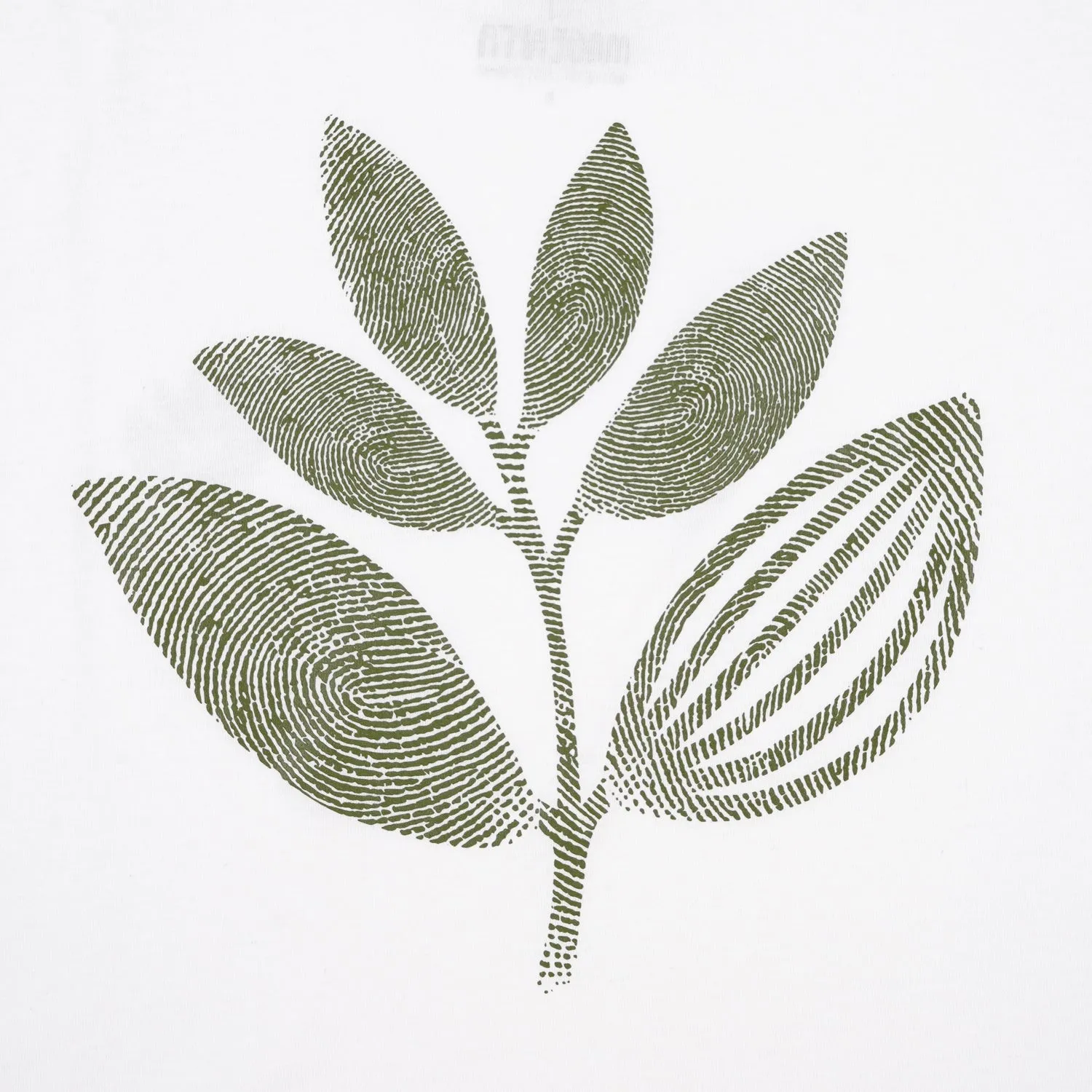 FINGERPRINT PLANT TEE WHITE