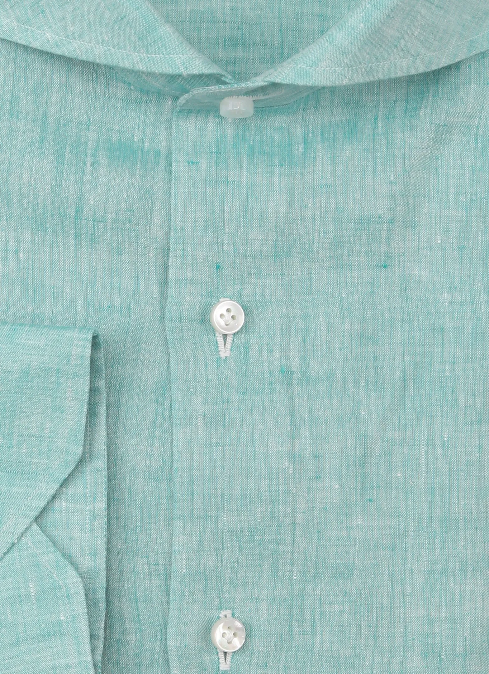 Fiori Di Lusso Green Shirt - Extra Slim