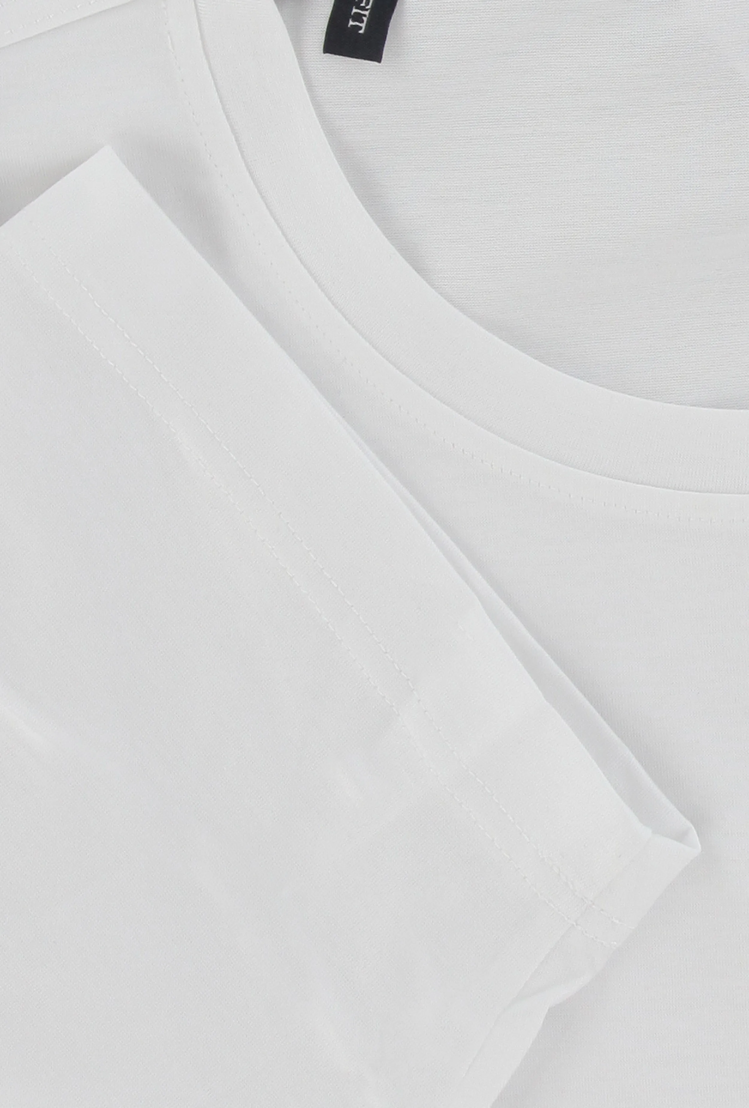 Fiori Di Lusso White Crewneck T-Shirt