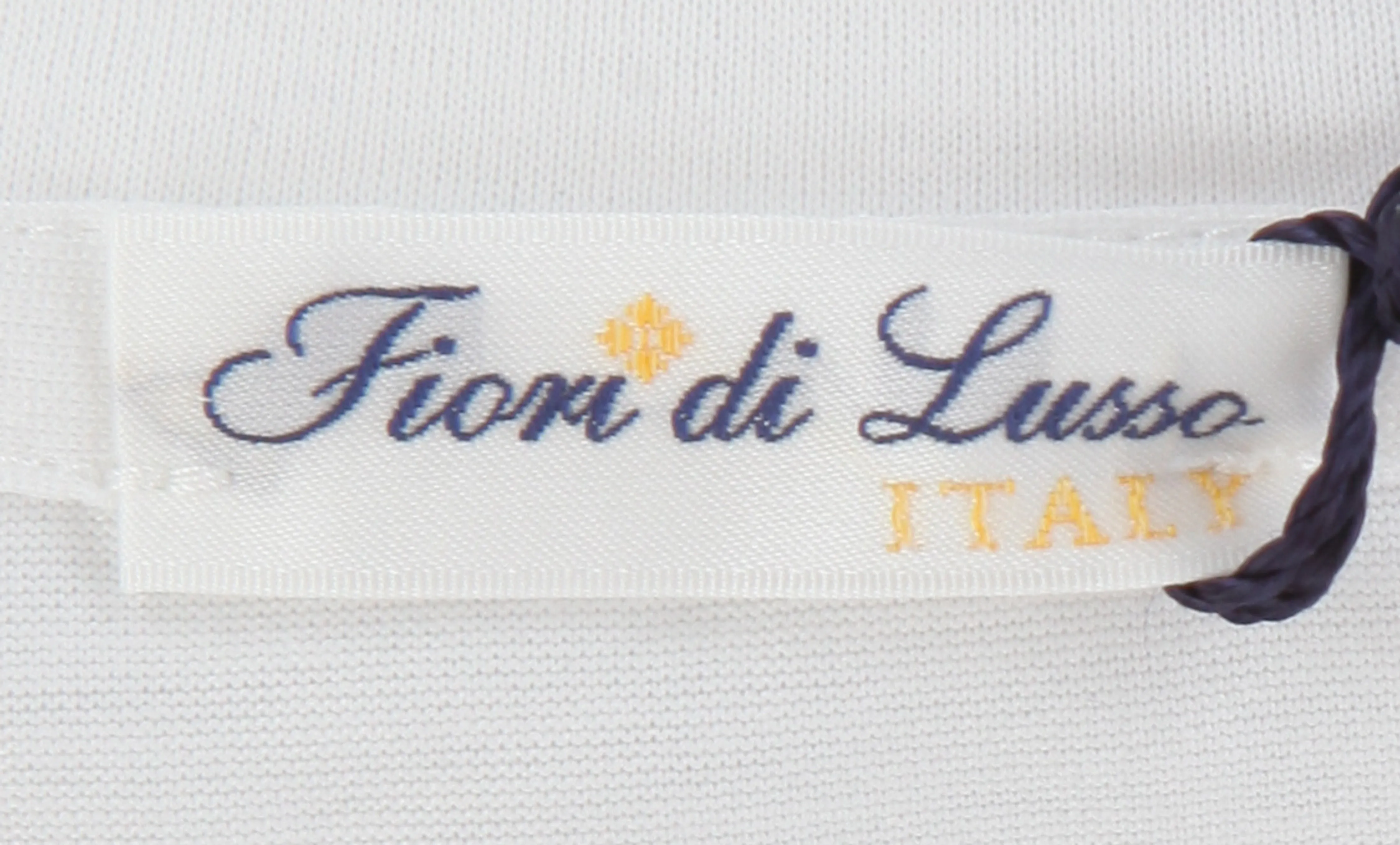 Fiori Di Lusso White Crewneck T-Shirt