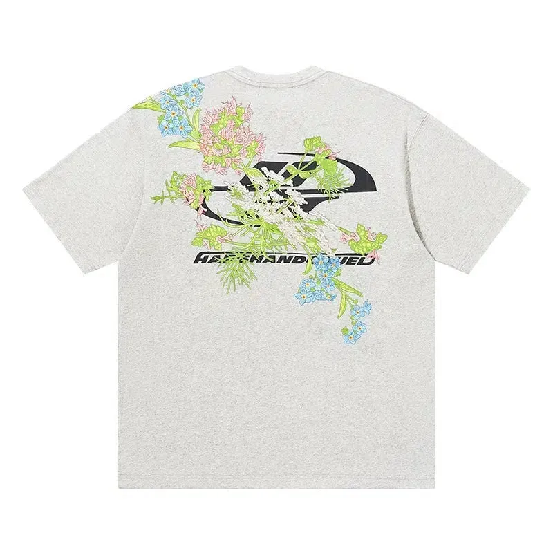 Floral Graphic Short-sleeved T-shirt