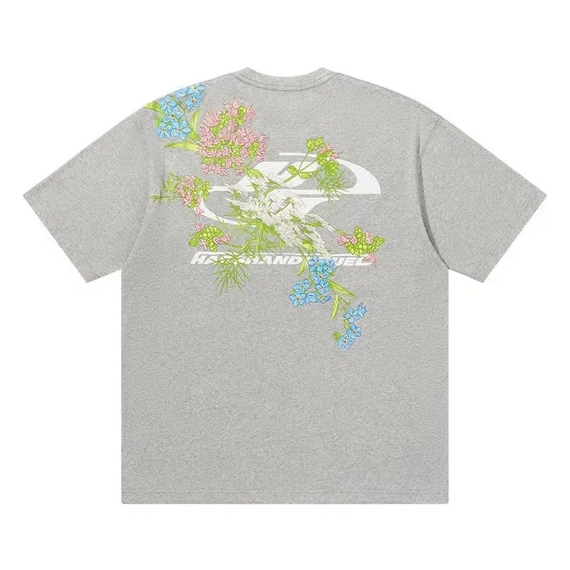 Floral Graphic Short-sleeved T-shirt