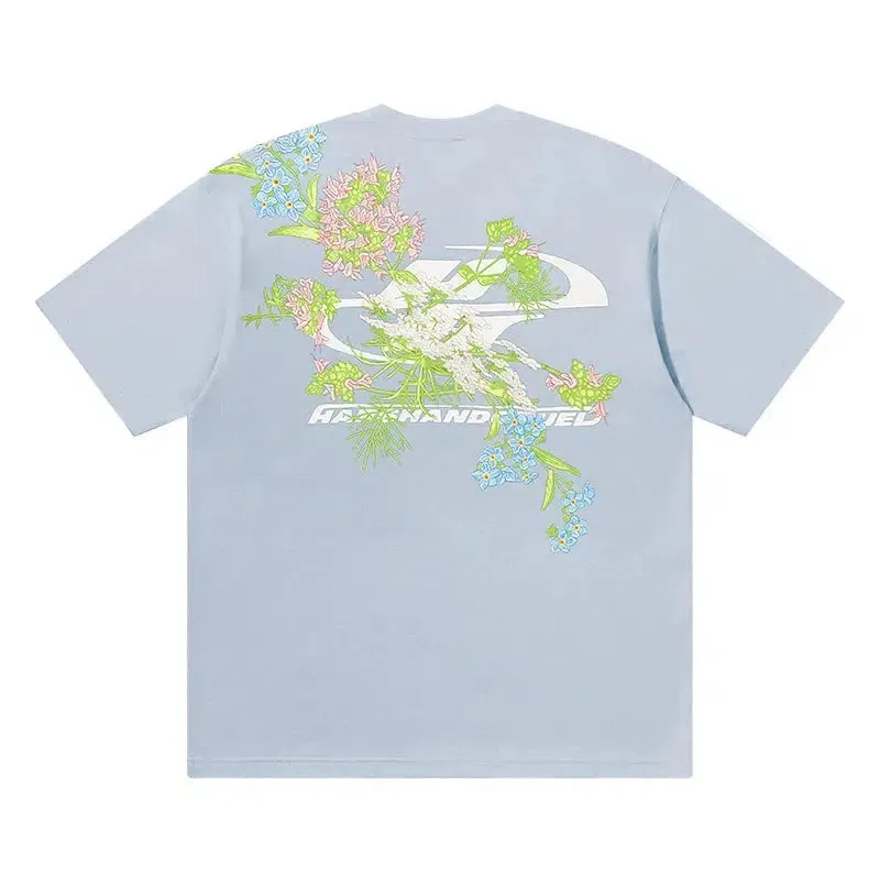 Floral Graphic Short-sleeved T-shirt