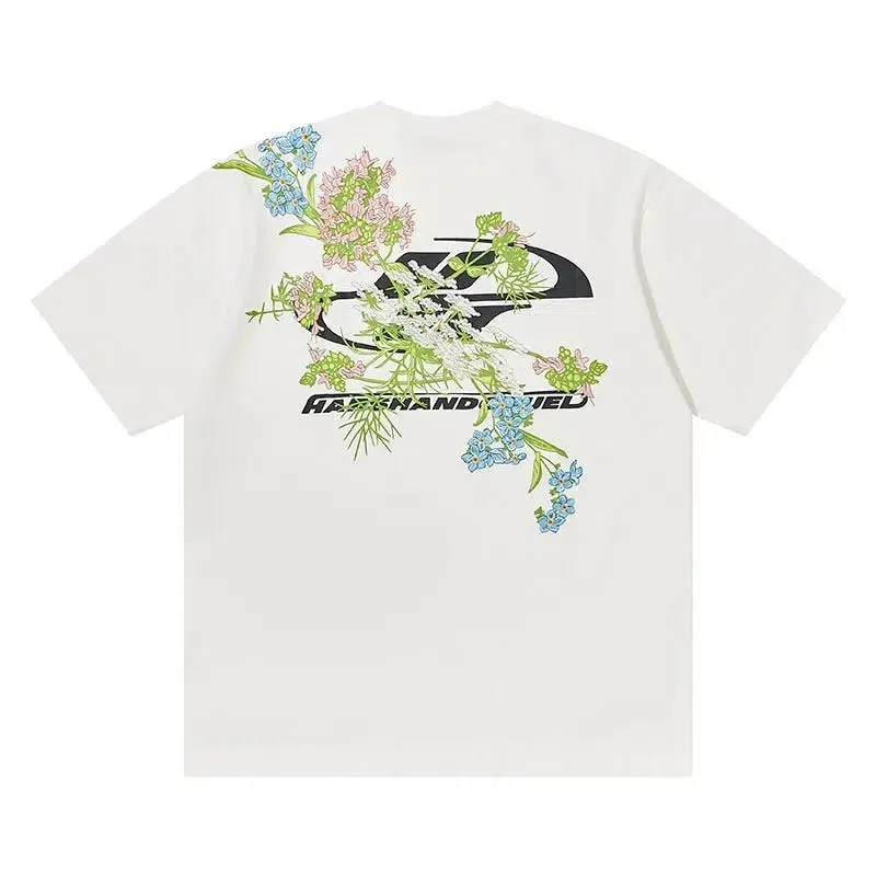 Floral Graphic Short-sleeved T-shirt