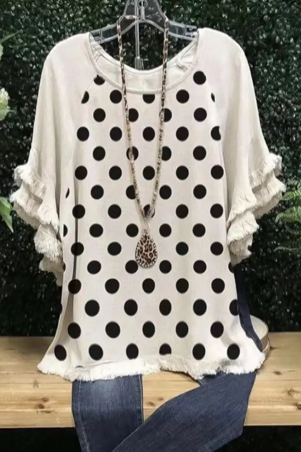 Floral Printing Short Sleeve T-shirts