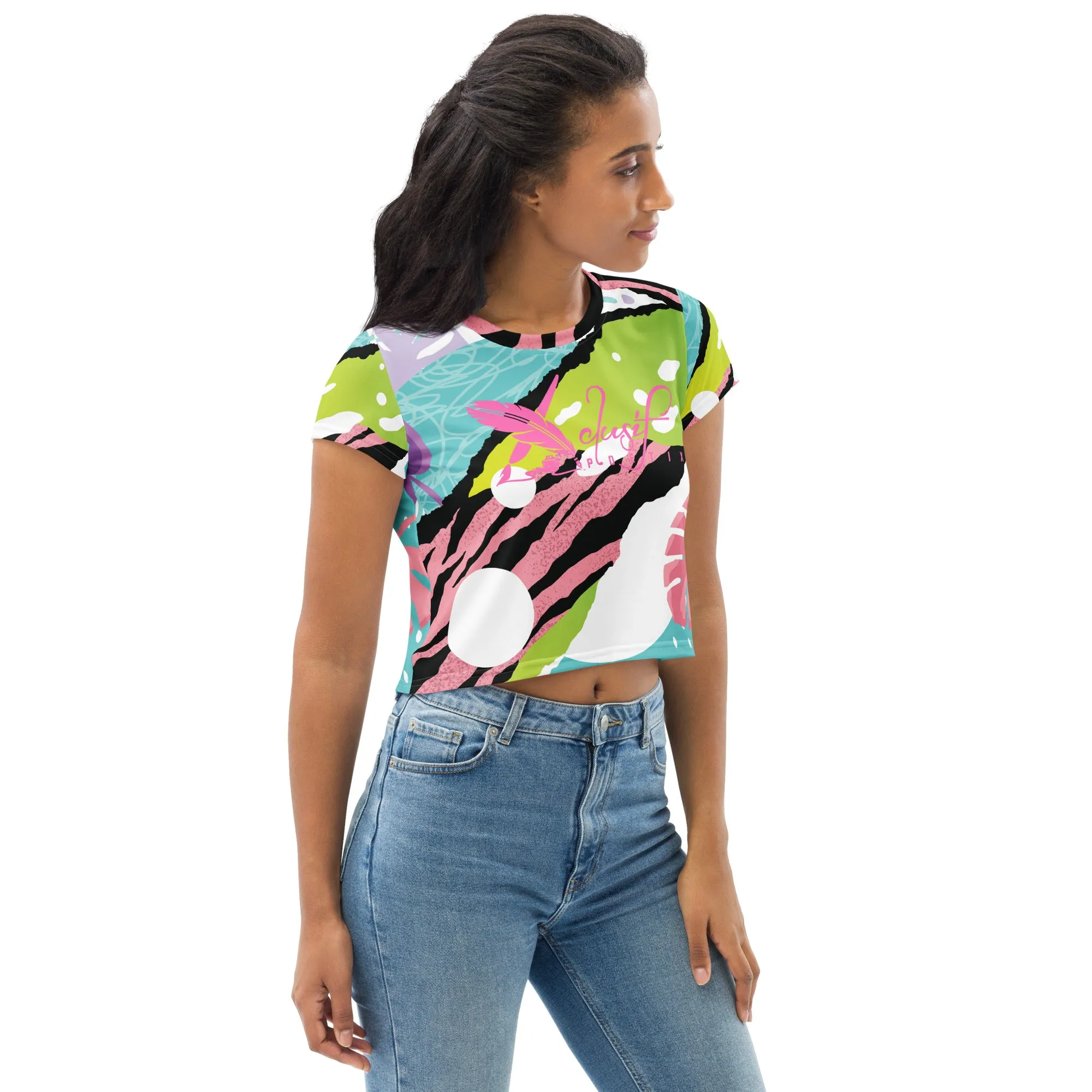 FRE (FRESH) BY XCLUSIF POETIX Women's Crop Tee