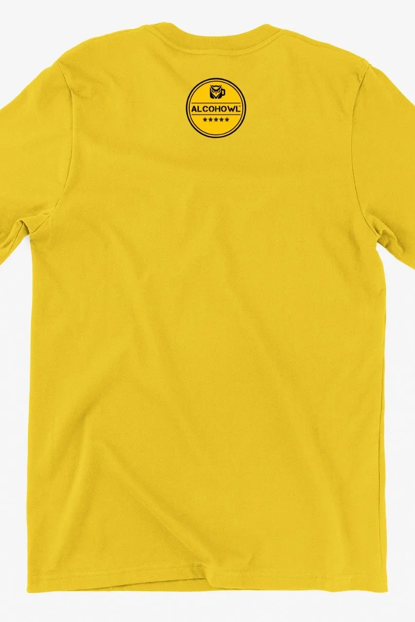 Gaadi Tera Bhai Yellow Tshirt