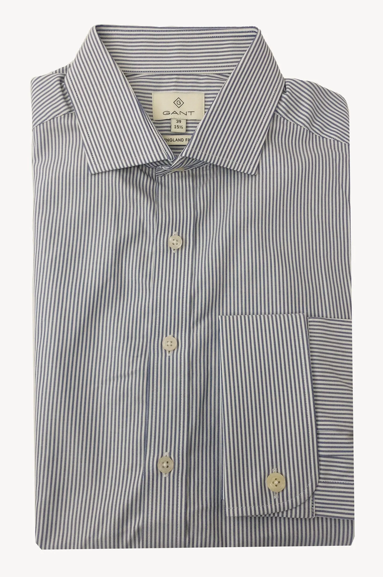 GANT DIAMOND G Men's Marine Herringbone Banker Fitted Spread 385017 Size 39 NWT