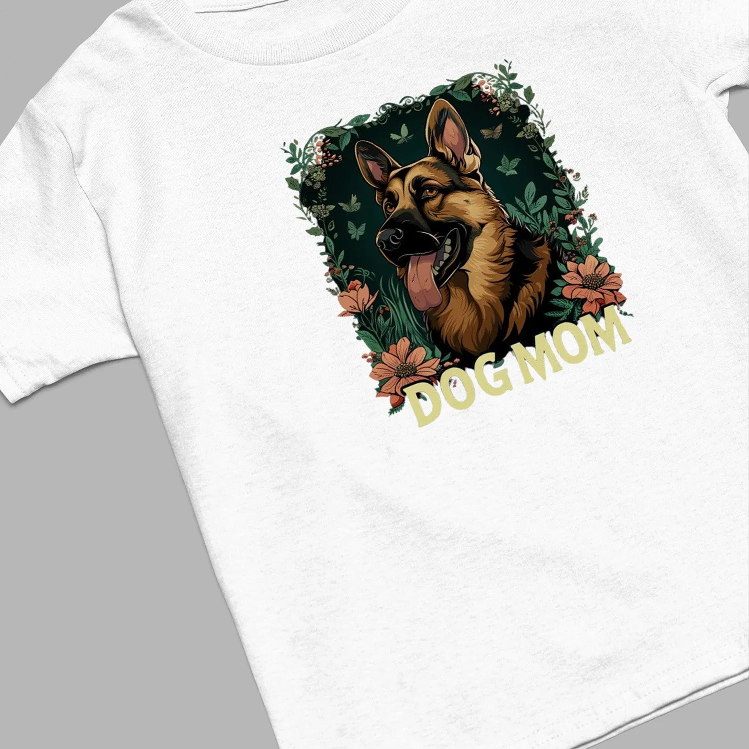 German Shepherd Dog T-shirt, Pet Lover Shirt, Dog Lover Shirt, Dog Mom T-Shirt, Dog Owner Shirt, Gift For Dog Mom, Funny Dog Shirts, Women Dog T-Shirt, Mother's Day Gift, Dog Lover Wife Gifts, Dog Shirt