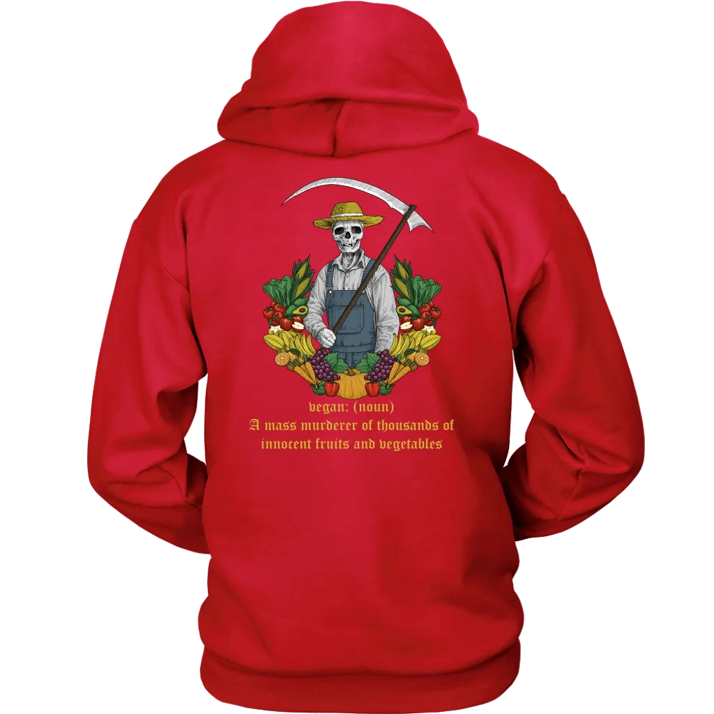 Gift for Vegan, Funny Vegetarian Hoodie, Funny Gift for Vegetarian, Present for Vegan