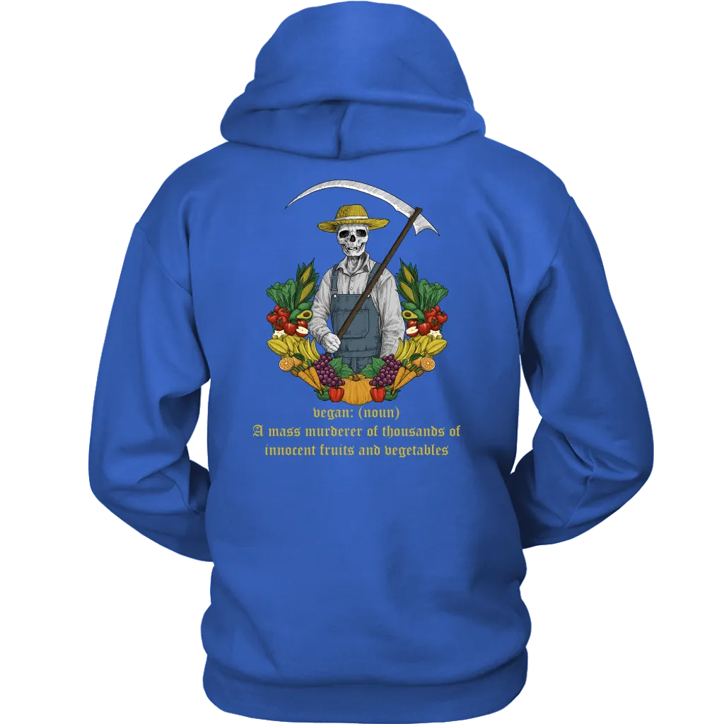 Gift for Vegan, Funny Vegetarian Hoodie, Funny Gift for Vegetarian, Present for Vegan