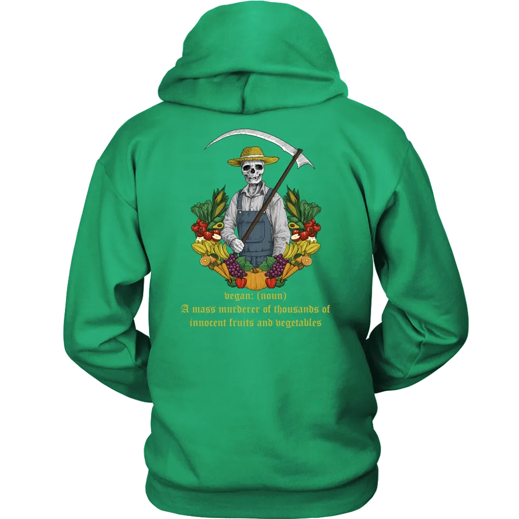 Gift for Vegan, Funny Vegetarian Hoodie, Funny Gift for Vegetarian, Present for Vegan