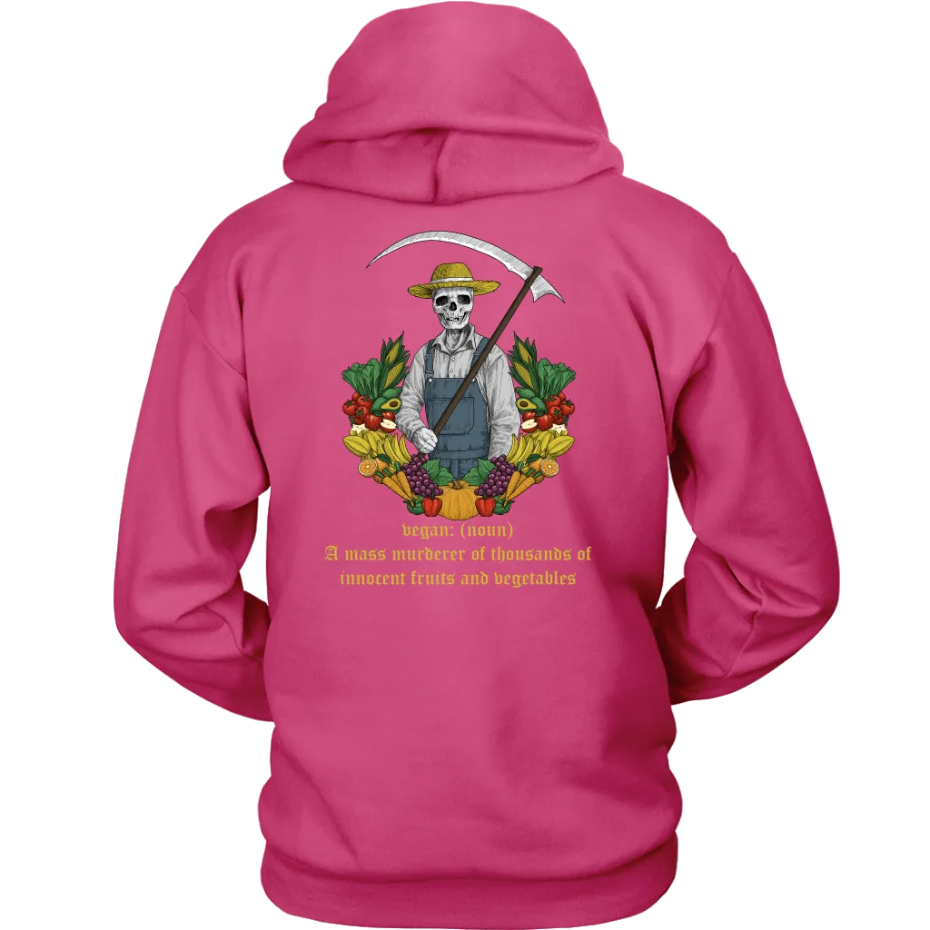 Gift for Vegan, Funny Vegetarian Hoodie, Funny Gift for Vegetarian, Present for Vegan