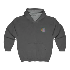 Gildan 18600 Unisex Adult Heavy Blend Full Zip Hooded Sweatshirt from the Night Sky Series at Intriguing Vistas