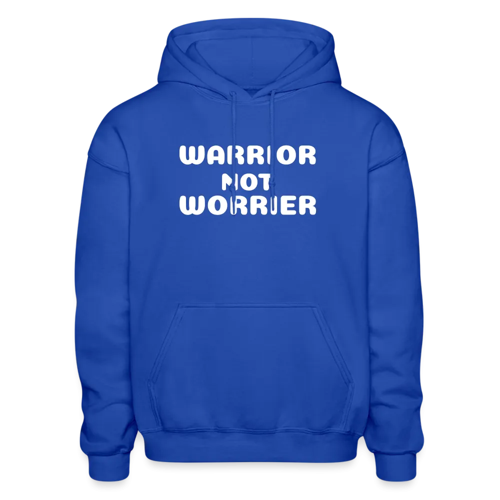 Gildan Heavy Blend Adult Hoodie with a message of strength Warrior