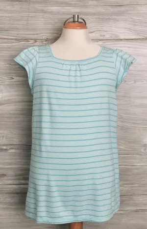 GIRL SIZE 130 (6/7 YEARS) - UNIQLO KIDS, Soft & Cozy Cap Sleeve Tunic T-Shirt EUC B42