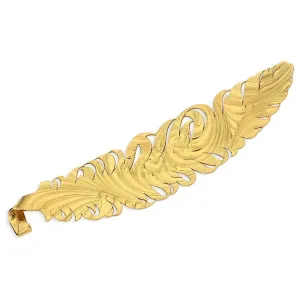 Golden Hat Feather