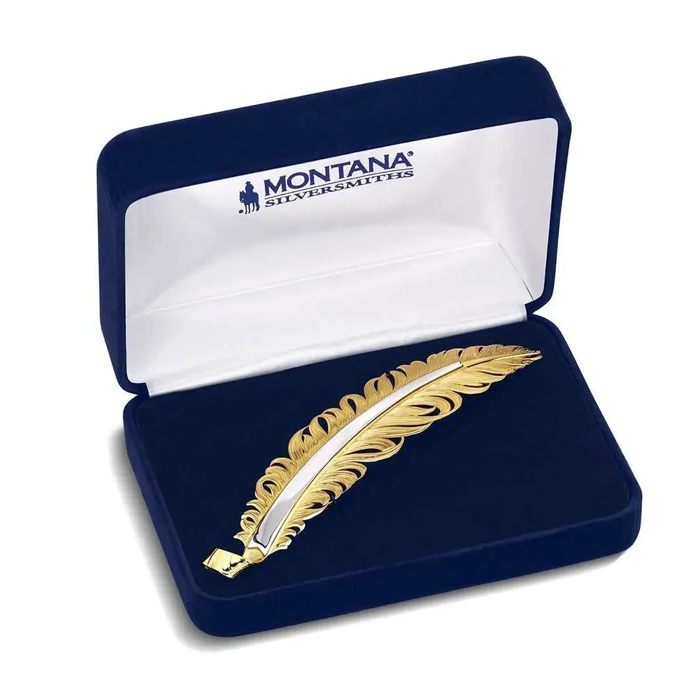 Golden Hat Feather