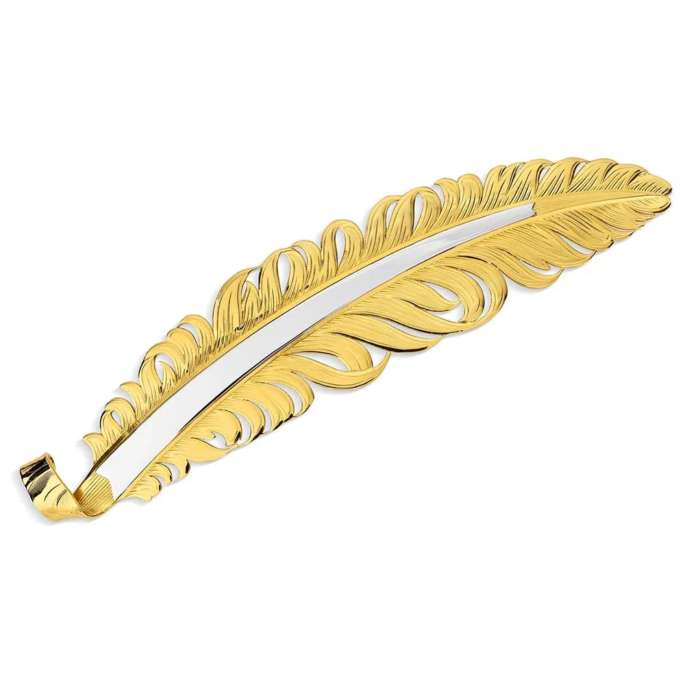 Golden Hat Feather
