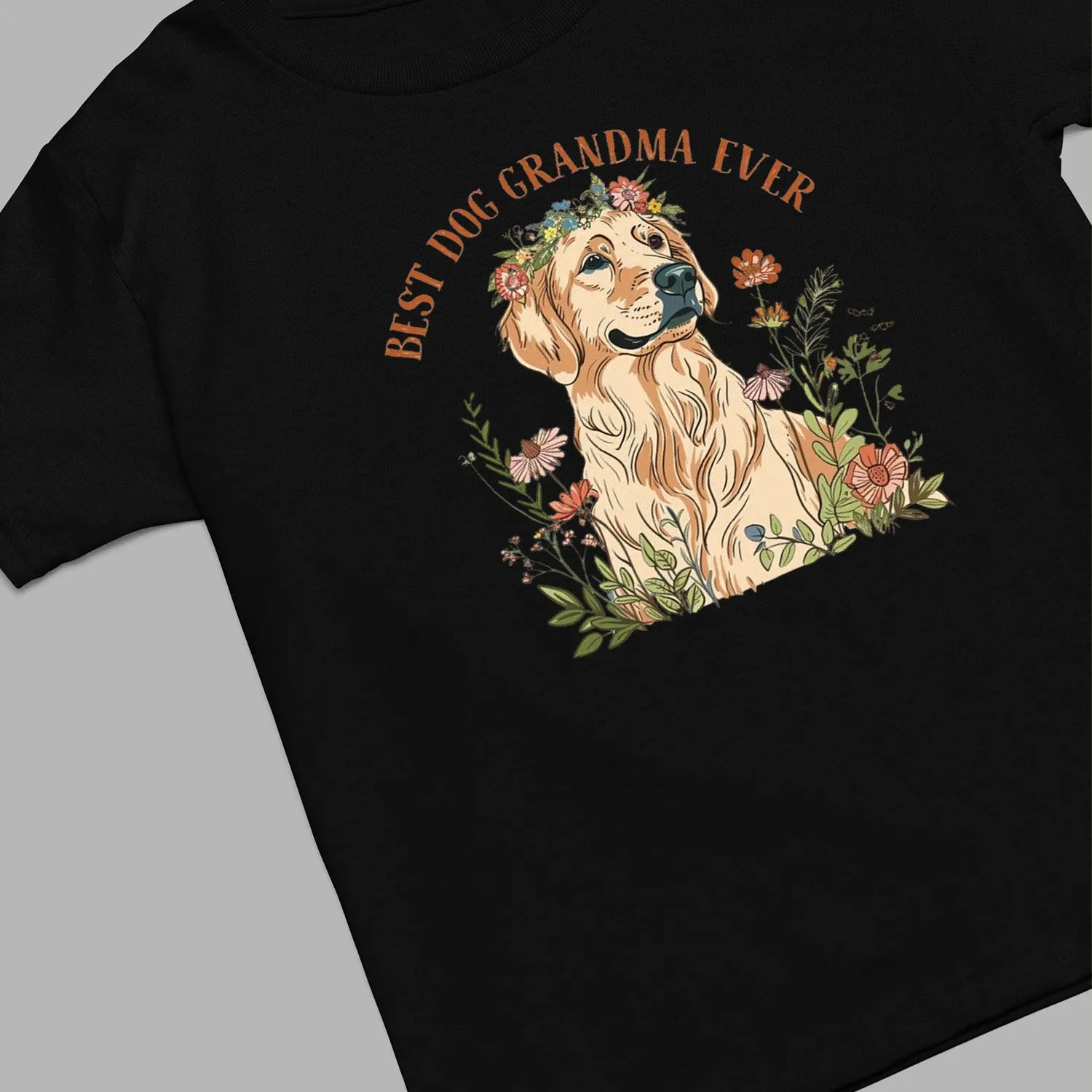 Golden Retriever Dog T-shirt, Pet Lover Shirt, Dog Lover Shirt, Best Dog Grandma Ever T-Shirt, Dog Owner Shirt, Gift For Dog Grandma, Funny Dog Shirts, Women Dog T-Shirt, Mother's Day Gift, Dog Lover Wife Gifts, Dog Shirt