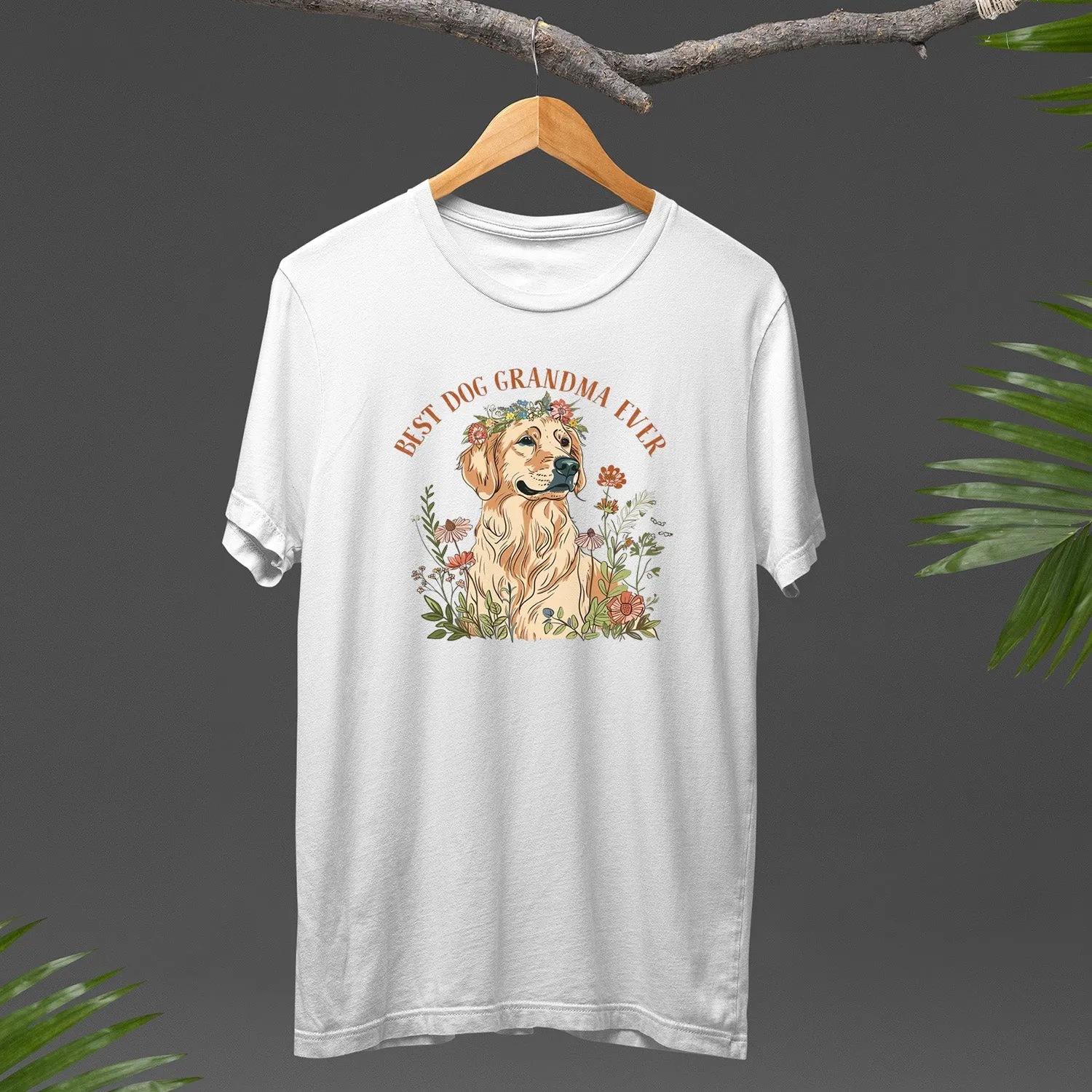 Golden Retriever Dog T-shirt, Pet Lover Shirt, Dog Lover Shirt, Best Dog Grandma Ever T-Shirt, Dog Owner Shirt, Gift For Dog Grandma, Funny Dog Shirts, Women Dog T-Shirt, Mother's Day Gift, Dog Lover Wife Gifts, Dog Shirt