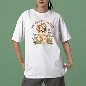 Golden Retriever Dog T-shirt, Pet Lover Shirt, Dog Lover Shirt, Best Dog Grandma Ever T-Shirt, Dog Owner Shirt, Gift For Dog Grandma, Funny Dog Shirts, Women Dog T-Shirt, Mother's Day Gift, Dog Lover Wife Gifts, Dog Shirt