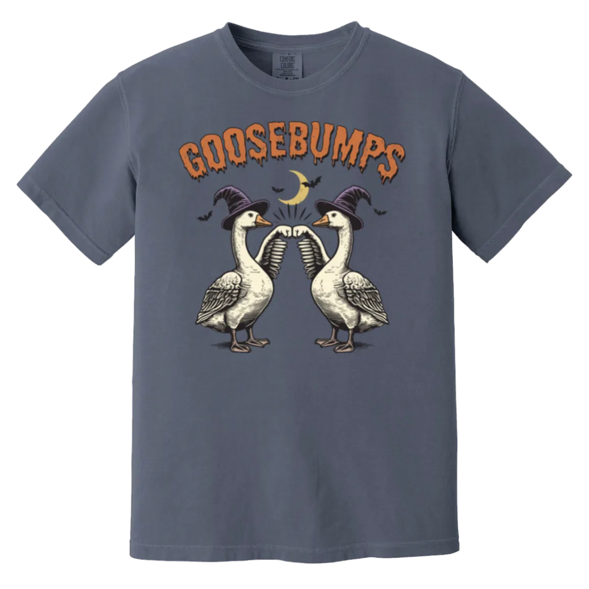 Goosebumps Halloween T-Shirt – Spooky Goose Comfort Colors Tee