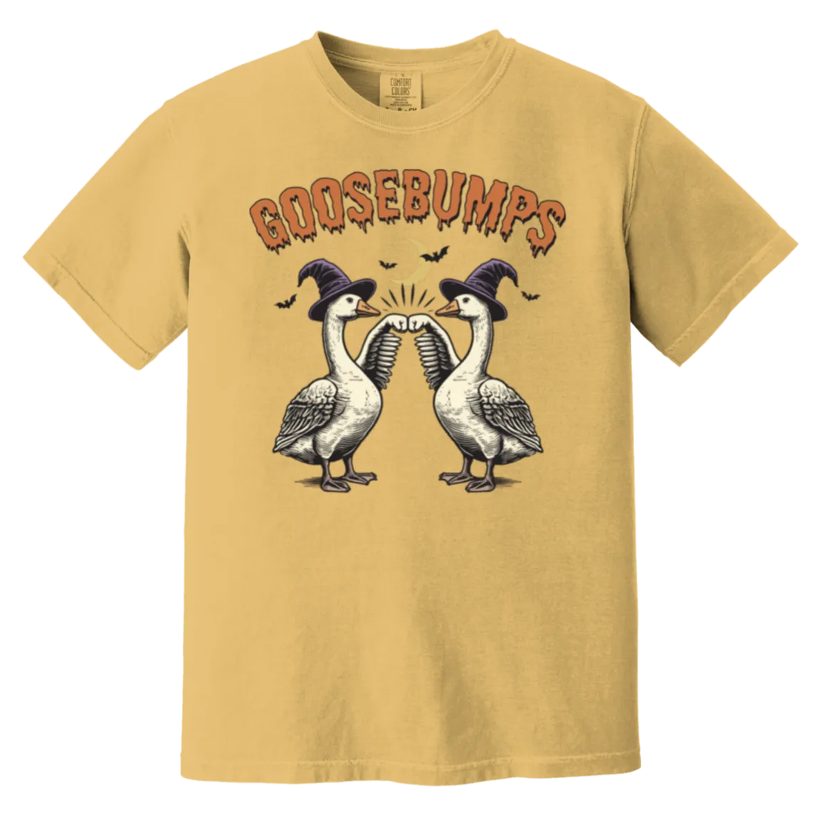 Goosebumps Halloween T-Shirt – Spooky Goose Comfort Colors Tee