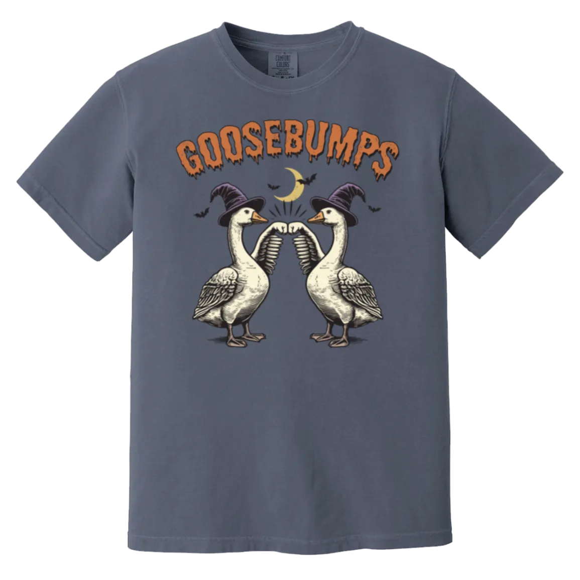 Goosebumps Halloween T-Shirt – Spooky Goose Comfort Colors Tee