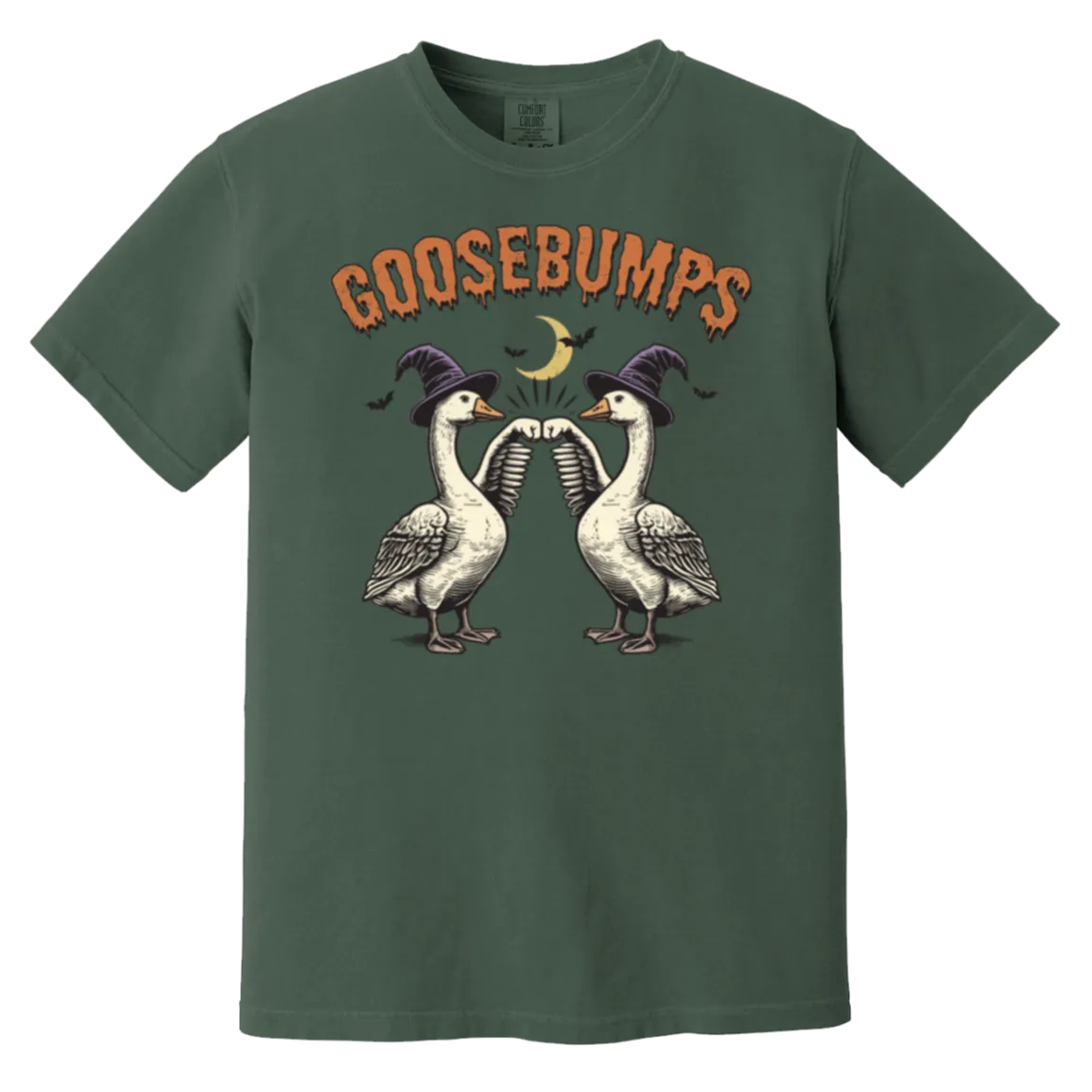 Goosebumps Halloween T-Shirt – Spooky Goose Comfort Colors Tee