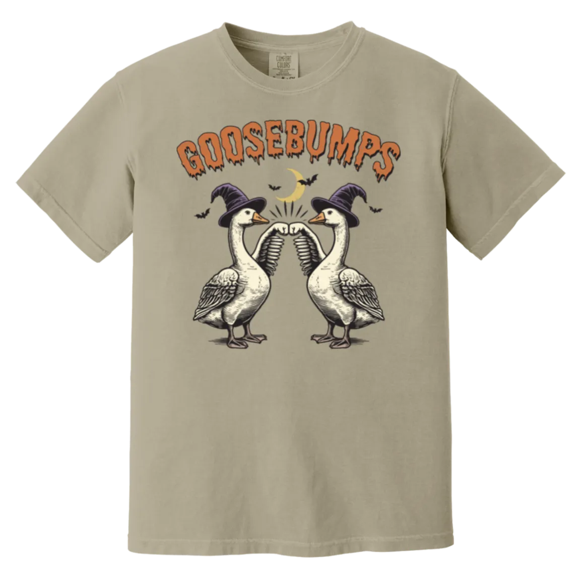 Goosebumps Halloween T-Shirt – Spooky Goose Comfort Colors Tee
