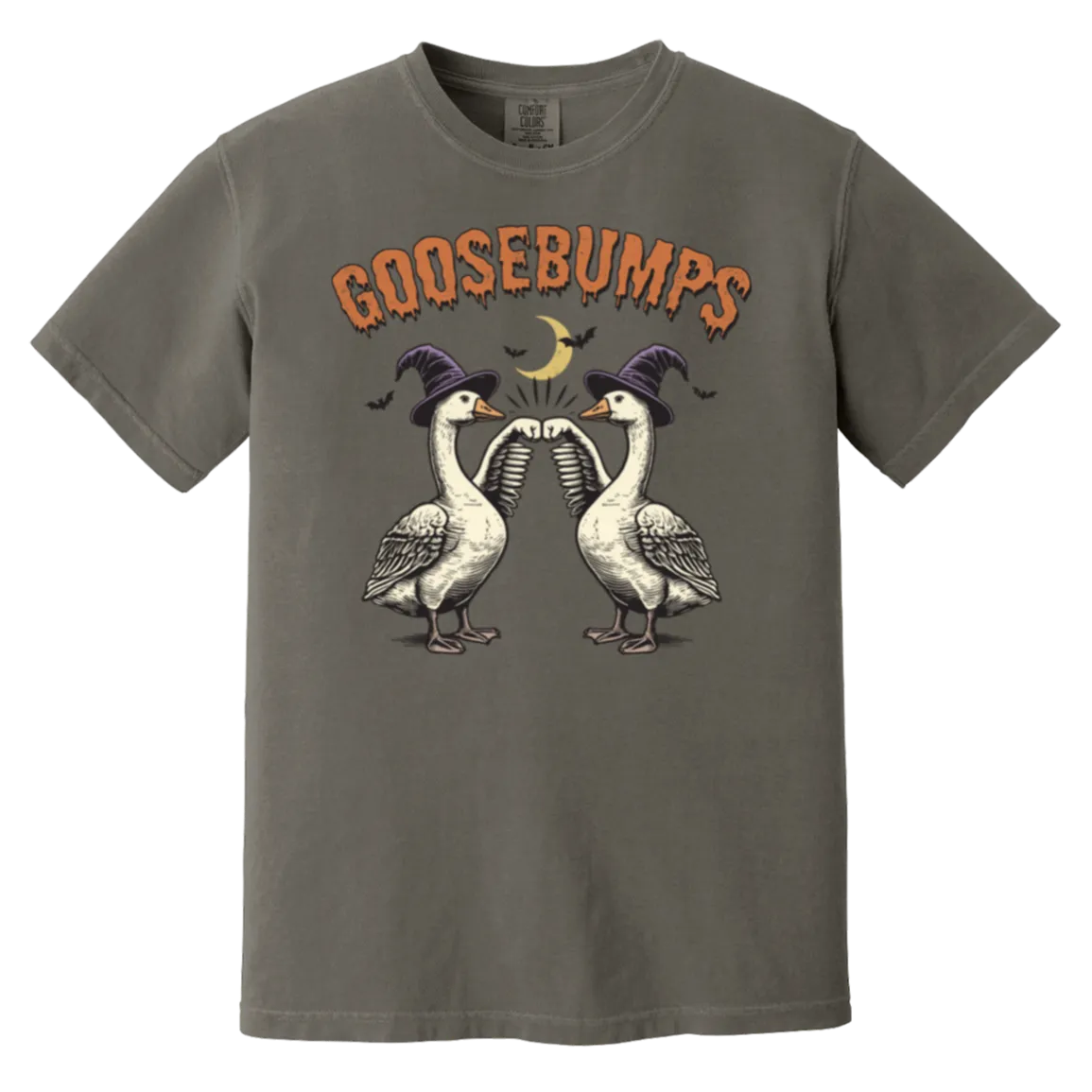 Goosebumps Halloween T-Shirt – Spooky Goose Comfort Colors Tee