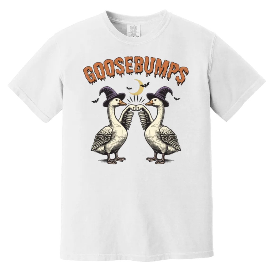Goosebumps Halloween T-Shirt – Spooky Goose Comfort Colors Tee