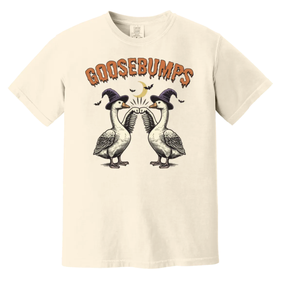Goosebumps Halloween T-Shirt – Spooky Goose Comfort Colors Tee