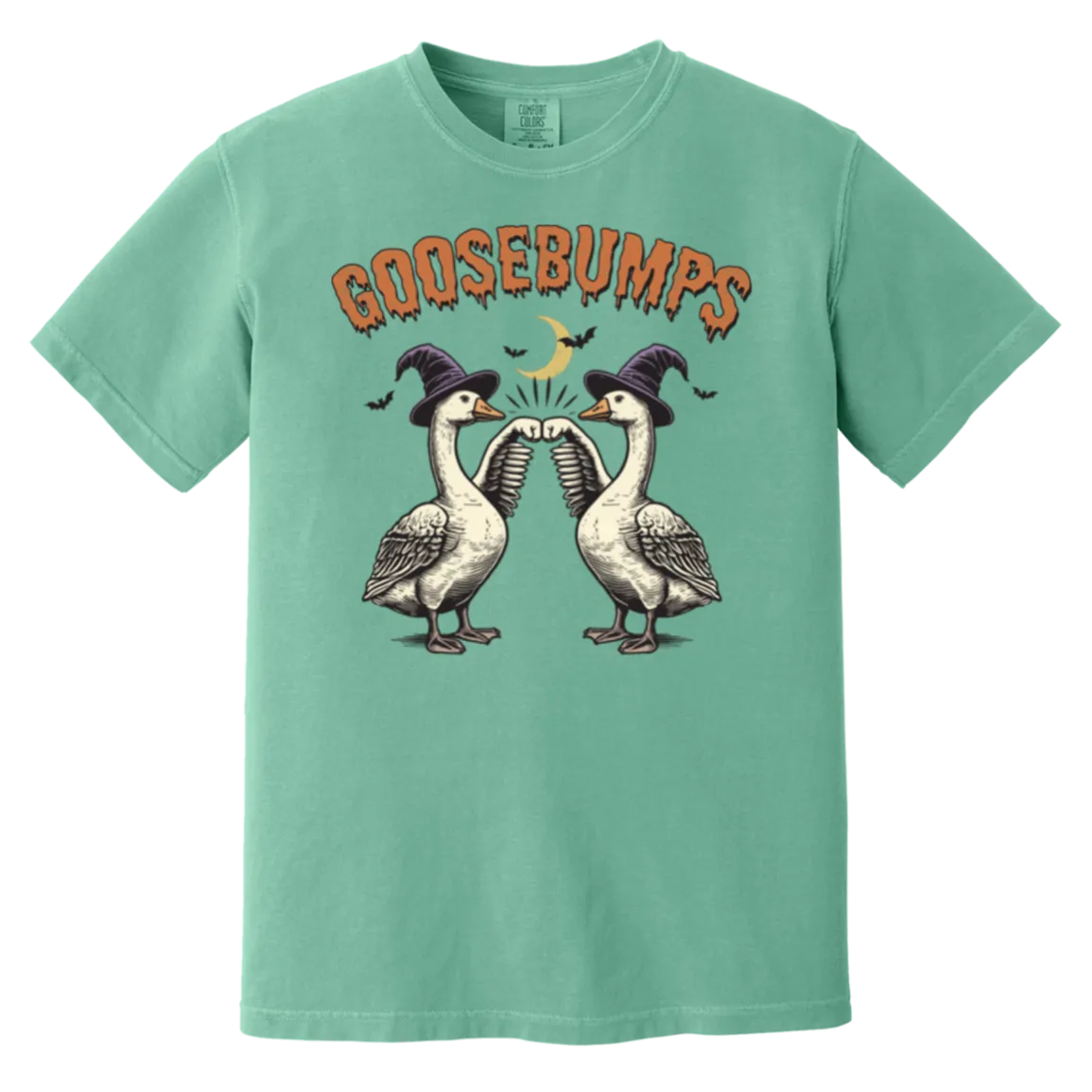 Goosebumps Halloween T-Shirt – Spooky Goose Comfort Colors Tee