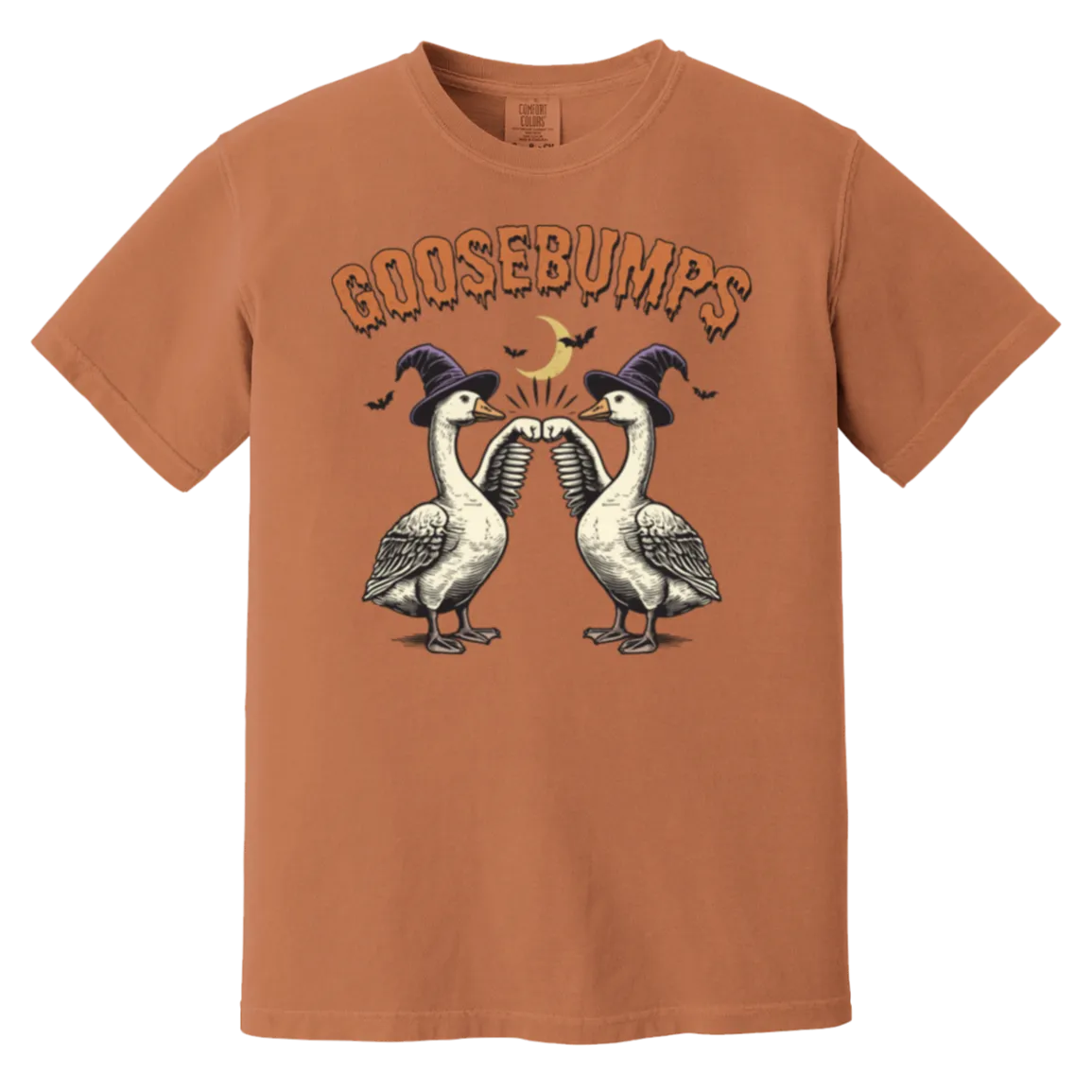 Goosebumps Halloween T-Shirt – Spooky Goose Comfort Colors Tee