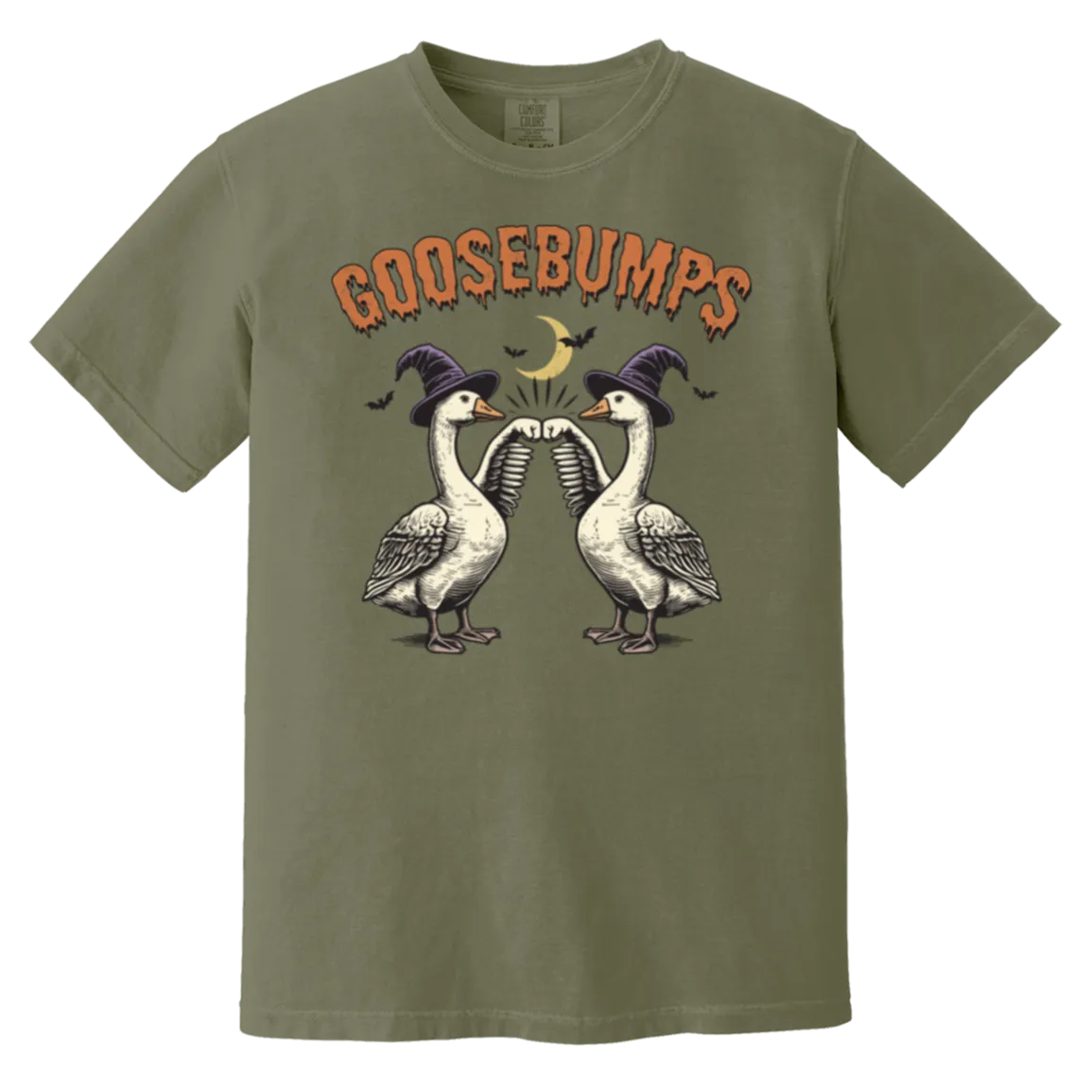 Goosebumps Halloween T-Shirt – Spooky Goose Comfort Colors Tee