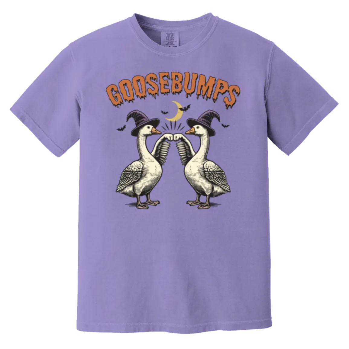 Goosebumps Halloween T-Shirt – Spooky Goose Comfort Colors Tee