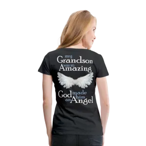 Grandson Guardian Angel Women’s Premium T-Shirt (CK1489)