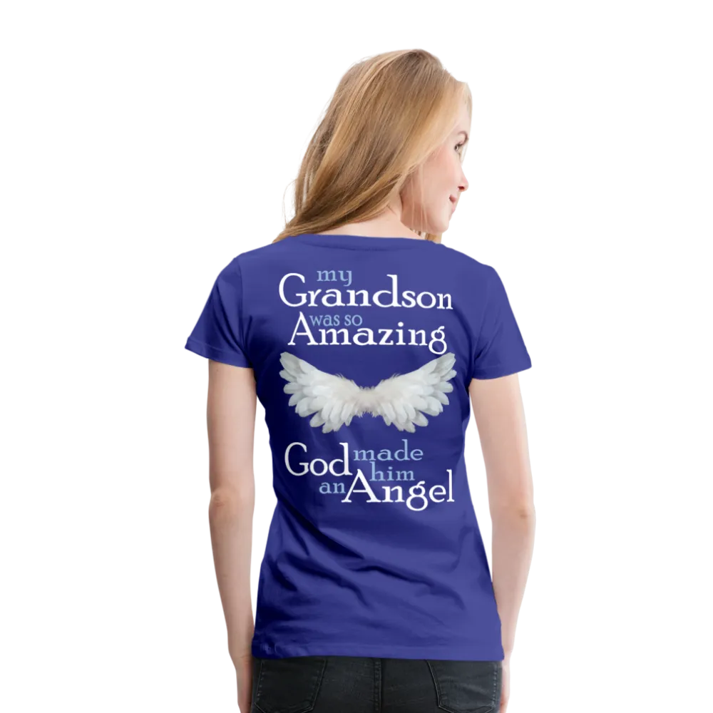 Grandson Guardian Angel Women’s Premium T-Shirt (CK1489)