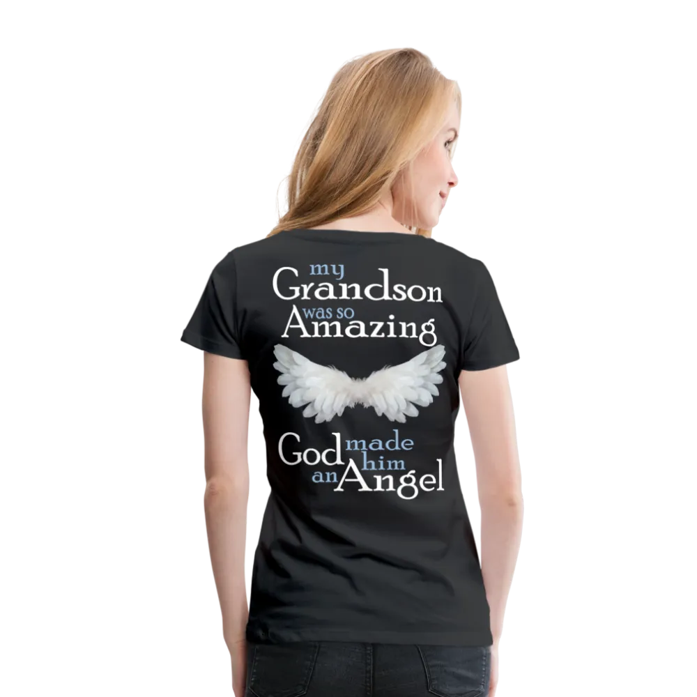 Grandson Guardian Angel Women’s Premium T-Shirt (CK1489)