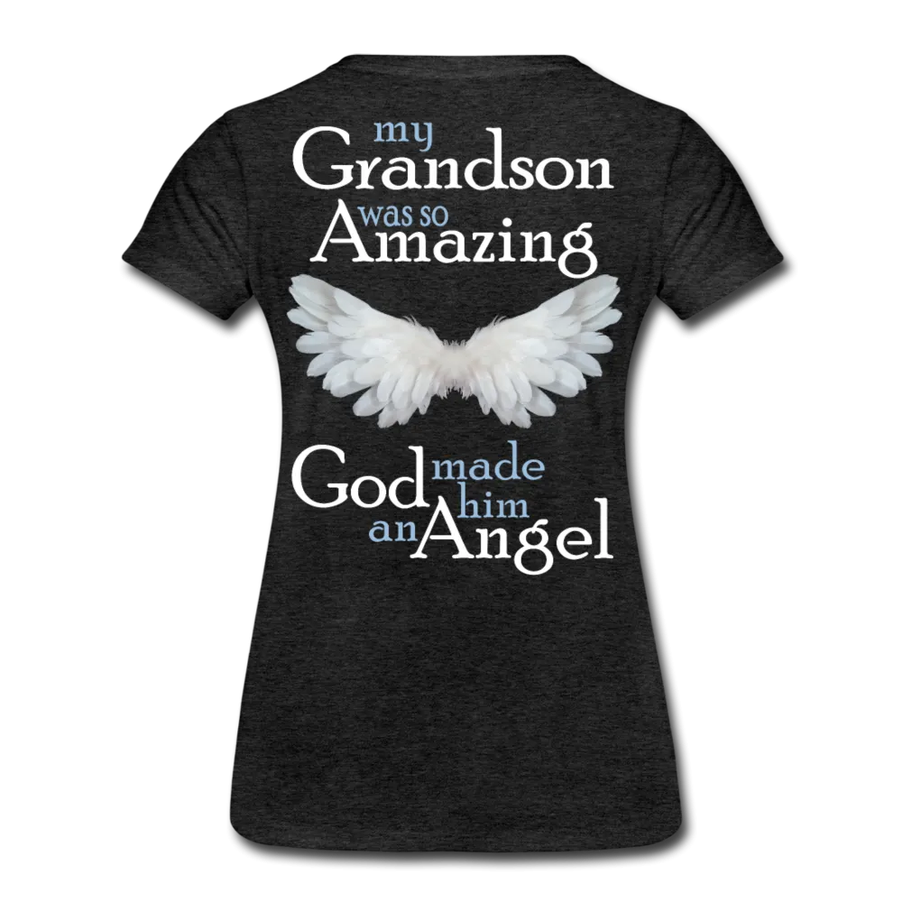 Grandson Guardian Angel Women’s Premium T-Shirt (CK1489)