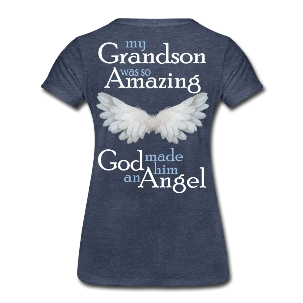 Grandson Guardian Angel Women’s Premium T-Shirt (CK1489)
