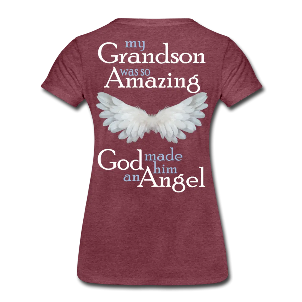 Grandson Guardian Angel Women’s Premium T-Shirt (CK1489)
